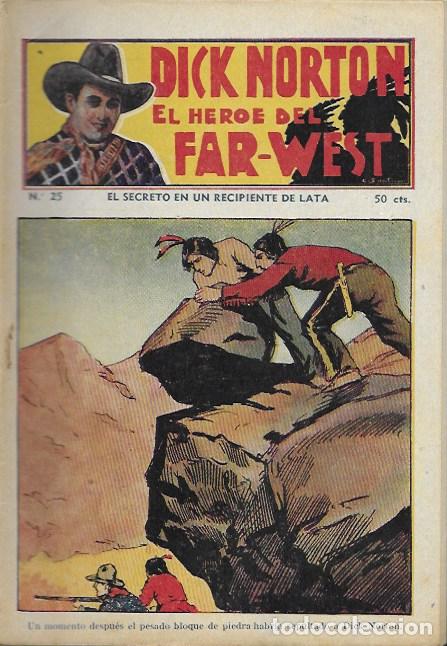 C&oacute;mics: Dick Norton, el h&eacute;roe del Far-West. N&ordm; 25 El secreto de un recipiente de lata. Vecchi - Foto 1