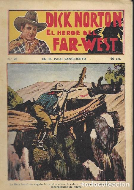 C&oacute;mics: Dick Norton, el h&eacute;roe del Far-West. N&ordm; 21 En el palo sangriento. Vecchi - Foto 1