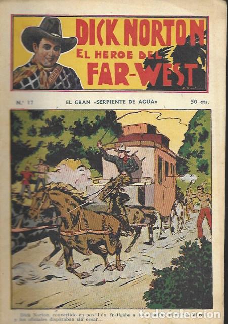 C&oacute;mics: Dick Norton, el h&eacute;roe del Far-West. N&ordm; 17 El gran Serpiente de Agua. Vecchi - Foto 1