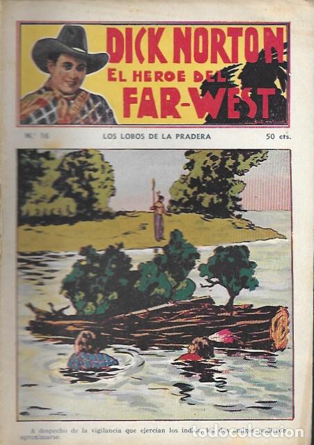 C&oacute;mics: Dick Norton, el h&eacute;roe del Far-West. N&ordm; 16 Los lobos de la pradera. Vecchi - Foto 1