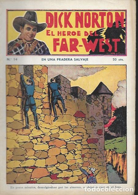 C&oacute;mics: Dick Norton, el h&eacute;roe del Far-West. N&ordm; 14 En una pradera salvaje. Vecchi - Foto 1