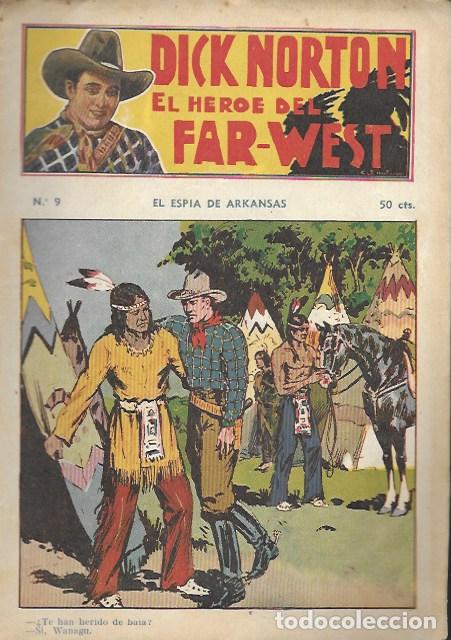 C&oacute;mics: Dick Norton, el h&eacute;roe del Far-West. N&ordm; 9 El esp&iacute;a de Arkansas. Vecchi - Foto 1
