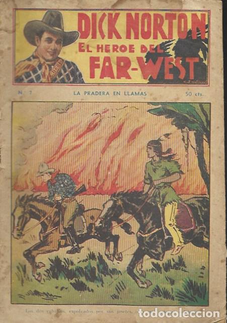 C&oacute;mics: Dick Norton, el h&eacute;roe del Far-West. N&ordm; 7 La pradera en llamas. Vecchi - Foto 1