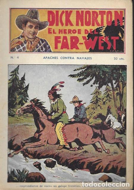 C&oacute;mics: Dick Norton, el h&eacute;roe del Far-West. N&ordm; 4 Apaches contra Navajos. Vecchi - Foto 1