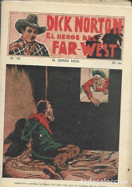 C&oacute;mics: Dick Norton, el h&eacute;roe del Far-West. N&ordm; 65 El zorro azul. Vecchi - Foto 1