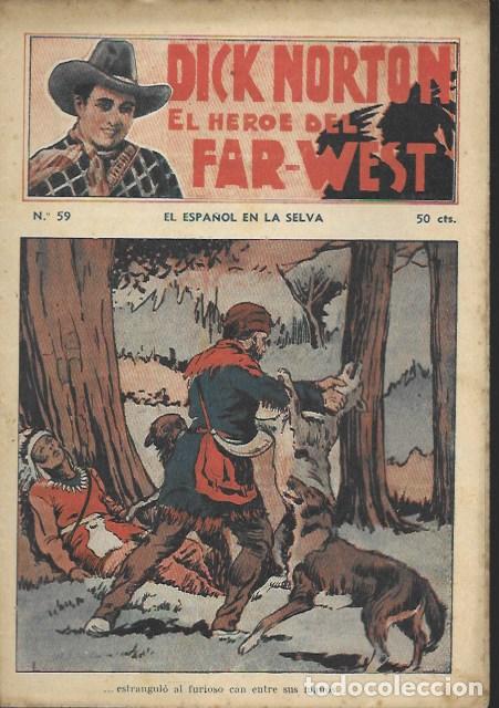 C&oacute;mics: Dick Norton, el h&eacute;roe del Far-West. N&ordm; 59 El espa&ntilde;ol en la selva. Vecchi - Foto 1