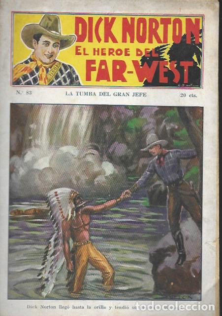 C&oacute;mics: Dick Norton, el h&eacute;roe del Far-West. N&ordm; 83 La tumba del Gran Jefe. Vecchi - Foto 1