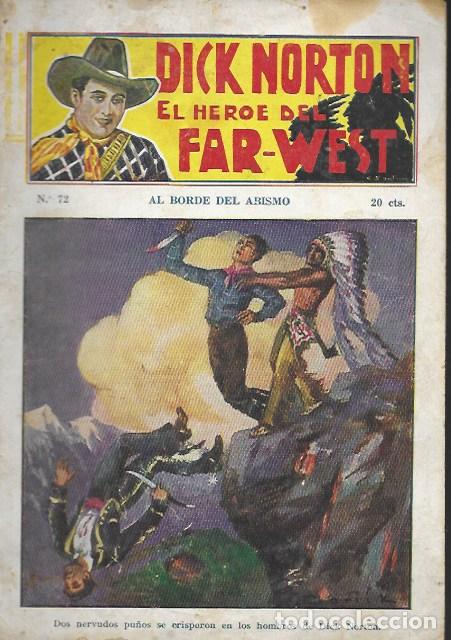 C&oacute;mics: Dick Norton, el h&eacute;roe del Far-West. N&ordm; 72 Al borde del abismo. Vecchi - Foto 1