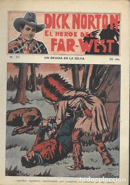 C&oacute;mics: Dick Norton, el h&eacute;roe del Far-West. N&ordm; 57 Un drama en la selva. Vecchi - Foto 1