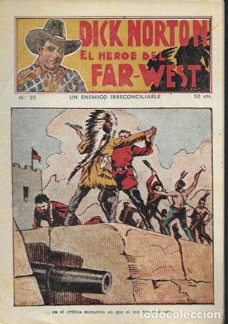 C&oacute;mics: Dick Norton, el h&eacute;roe del Far-West. N&ordm; 55 Un enemigo irreconciliable. Vecchi - Foto 1