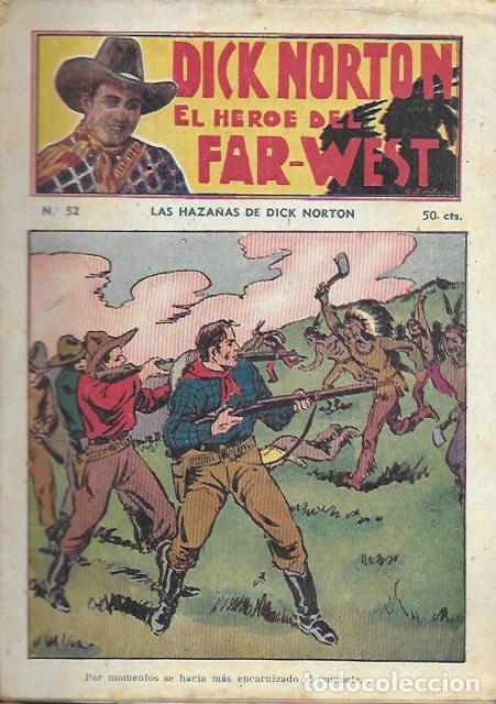 C&oacute;mics: Dick Norton, el h&eacute;roe del Far-West. N&ordm; 52 Las haza&ntilde;as de Dick Norton. Vecchi - Foto 1