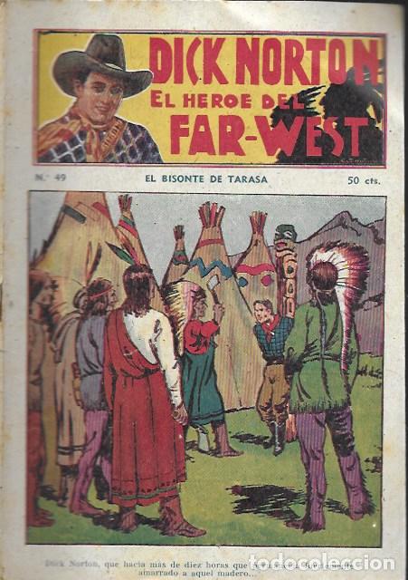C&oacute;mics: Dick Norton, el h&eacute;roe del Far-West. N&ordm; 49 El bisonte de Tarasa. Vecchi - Foto 1