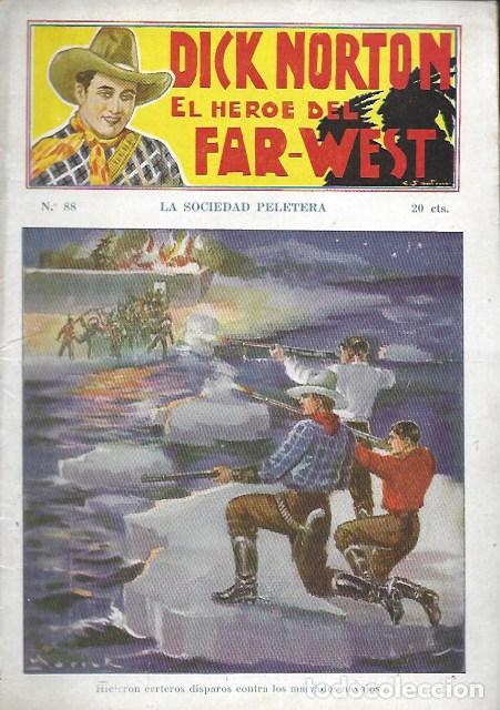 C&oacute;mics: Dick Norton, el h&eacute;roe del Far-West. N&ordm; 88 La sociedad peletera. Vecchi - Foto 1