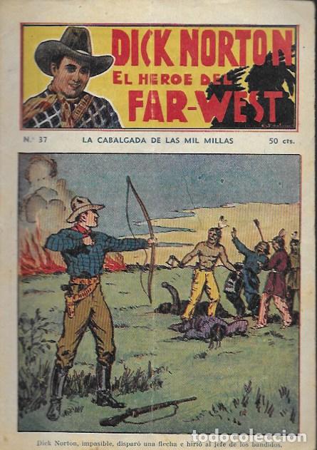 C&oacute;mics: Dick Norton, el h&eacute;roe del Far-West. N&ordm; 37 La cabalgada de las mil millas. Vecchi - Foto 1