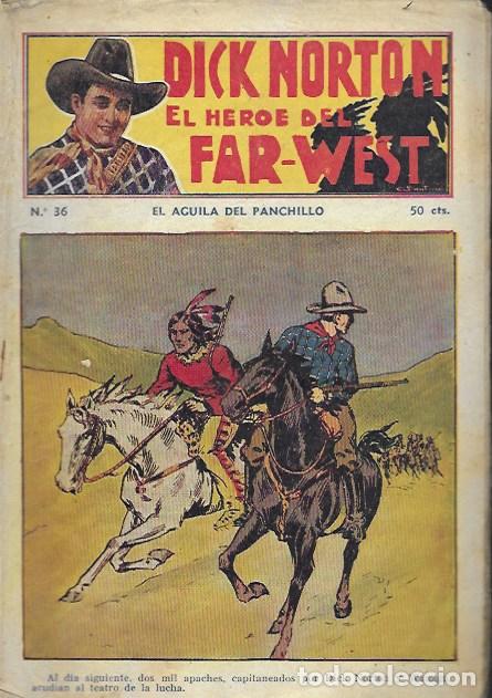 C&oacute;mics: Dick Norton, el h&eacute;roe del Far-West. N&ordm; 36 El &aacute;guila del panchillo. Vecchi - Foto 1