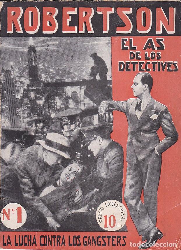 C&oacute;mics: FOLLETIN COLECCION ROBERTSON EL AS DE LOS DETECTIVES N&ordm; 1 - Foto 1