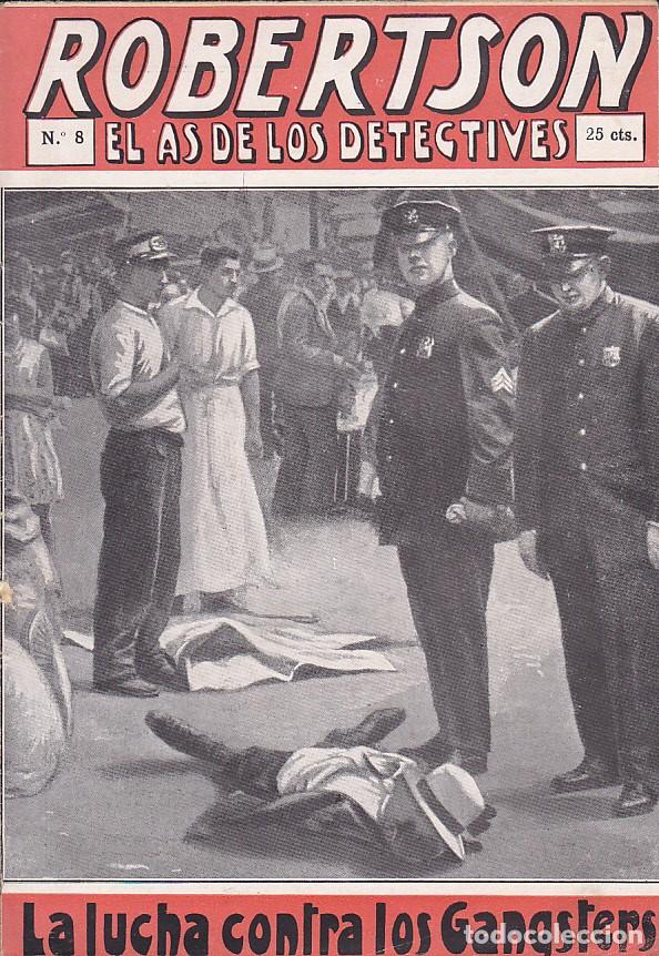 C&oacute;mics: FOLLETIN COLECCION ROBERTSON EL AS DE LOS DETECTIVES N&ordm; 8 - Foto 1