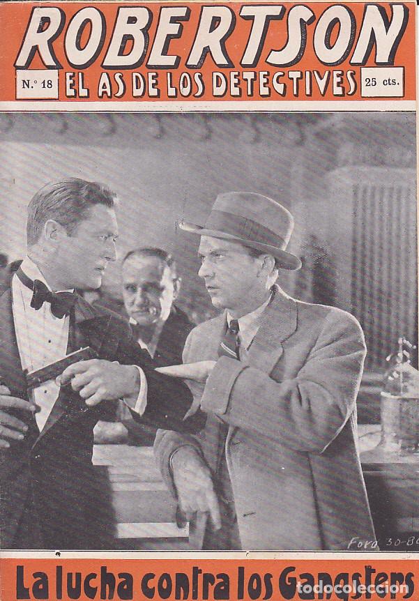 C&oacute;mics: FOLLETIN COLECCION ROBERTSON EL AS DE LOS DETECTIVES N&ordm; 18 - Foto 1