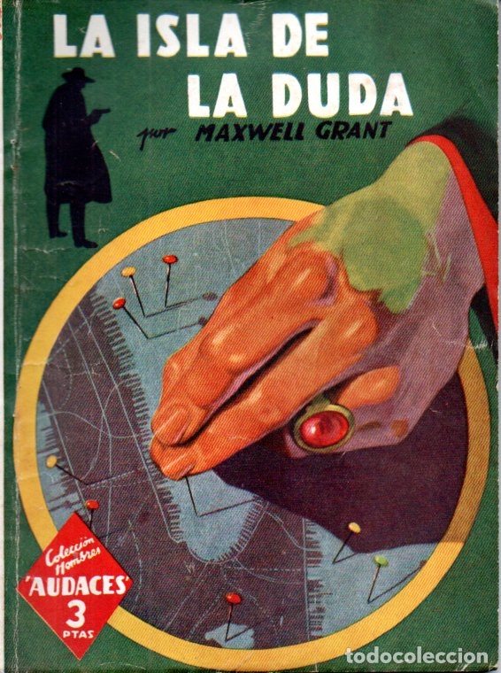 C&oacute;mics: MAXWELL GRANT : LA ISLA DE LA DUDA (HOMBRES AUDACES MOLINO, 1947) - Foto 1