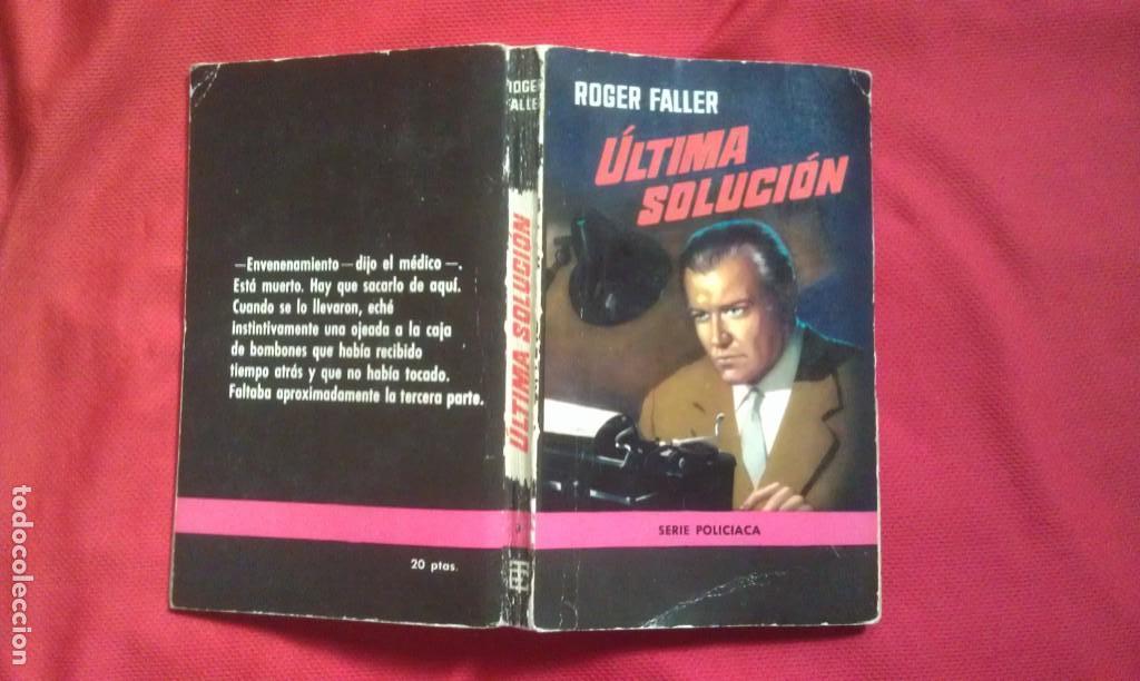 C&oacute;mics: ULTIMA SOLUCION - ROGER FALLER - SERIE POLICIACA 3  TORAY - Foto 1