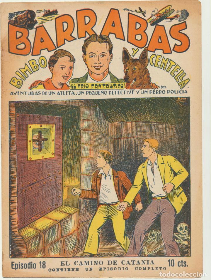 C&oacute;mics: Barrab&aacute;s, Bimbo y Centella n&ordm; 18. El Gato Negro 192?. SIN ABRIR - Foto 1
