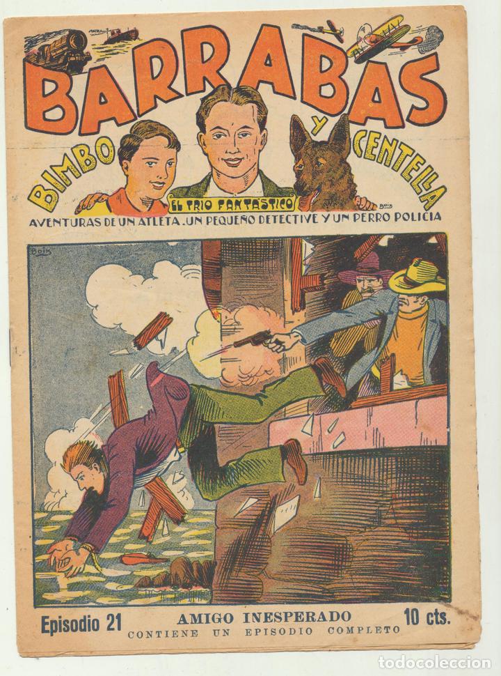 C&oacute;mics: Barrab&aacute;s, Bimbo y Centella n&ordm; 21. El Gato Negro 192?. SIN ABRIR - Foto 1