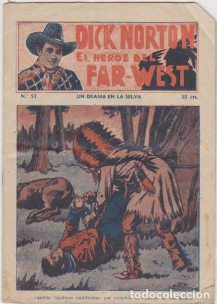 C&oacute;mics: Dick Norton. El H&eacute;roe del Far-West. Editorial Hispano Americana 194? - Foto 1