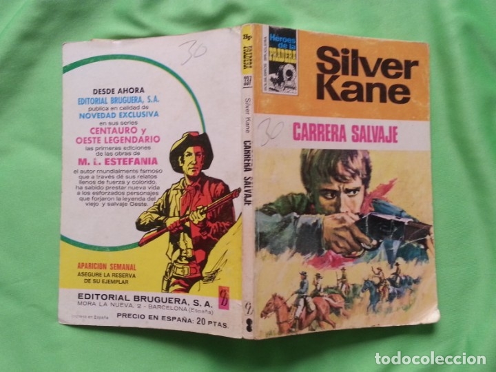 C&oacute;mics: CARRERA SALVAJE - SILVER KANE - HEROES DE LA PRADERA 337 - Foto 1