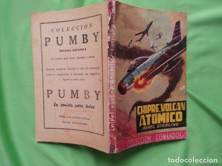 C&oacute;mics: CHIPRE: VOLCAN ATOMICO - KAREL STERLING - COLECCION COMANDOS 230 - Foto 1