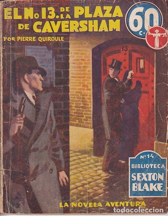 C&oacute;mics: NOVELA COLECCION SEXTON BLAKE EL N&ordm; 13 DE LA PLAZA CAVERSHAM - Foto 1