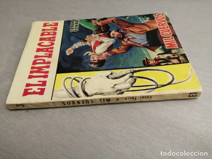 C&oacute;mics: EL IMPLACABLE / LOTE 5 NOVELAS: 3, 5, 15, 18, 23 / C&Eacute;SAR TORRE / EDICIONES TORAY 1960 - Foto 2