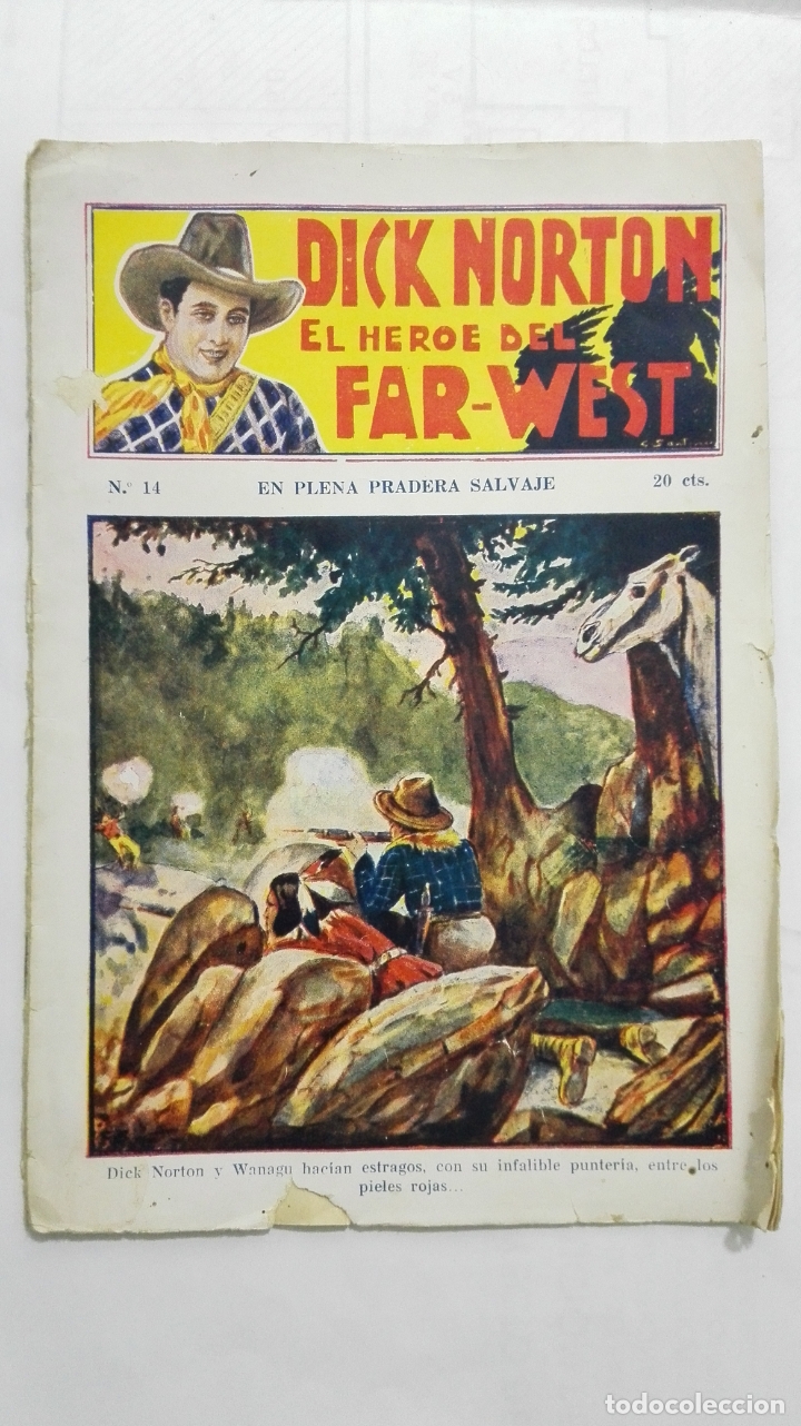 C&oacute;mics: DICK NORTON EL HEROE DEL FAR - WEST, N&ordm; 14, EN PLENA PRADERA SALVAJE - Foto 1