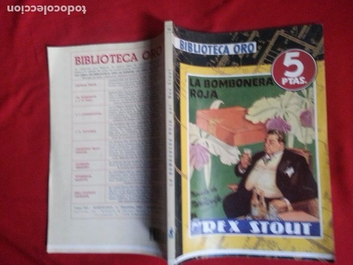 C&oacute;mics: LA BOMBONERA ROJA - REX STOUT - BIBLIOTECA ORO 10 - Foto 1