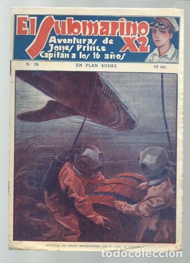 C&oacute;mics: El submarino X2 24, Vecchi, buen estado. Colecci&oacute;n A.T. - Foto 1