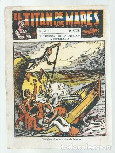 C&oacute;mics: El titan de los mares 10, buen estado. Colecci&oacute;n A.T. - Foto 1