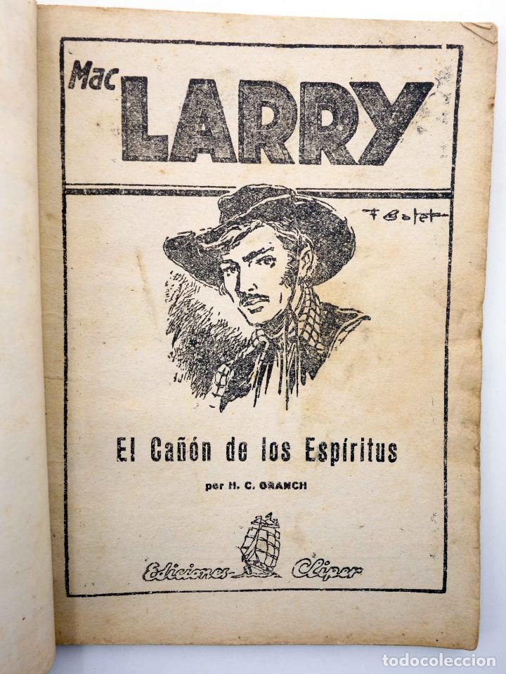 C&oacute;mics: MAC LARRY 22. El ca&ntilde;&oacute;n de los esp&iacute;ritus (H.C. Granch) Cliper, 1946 - Foto 3
