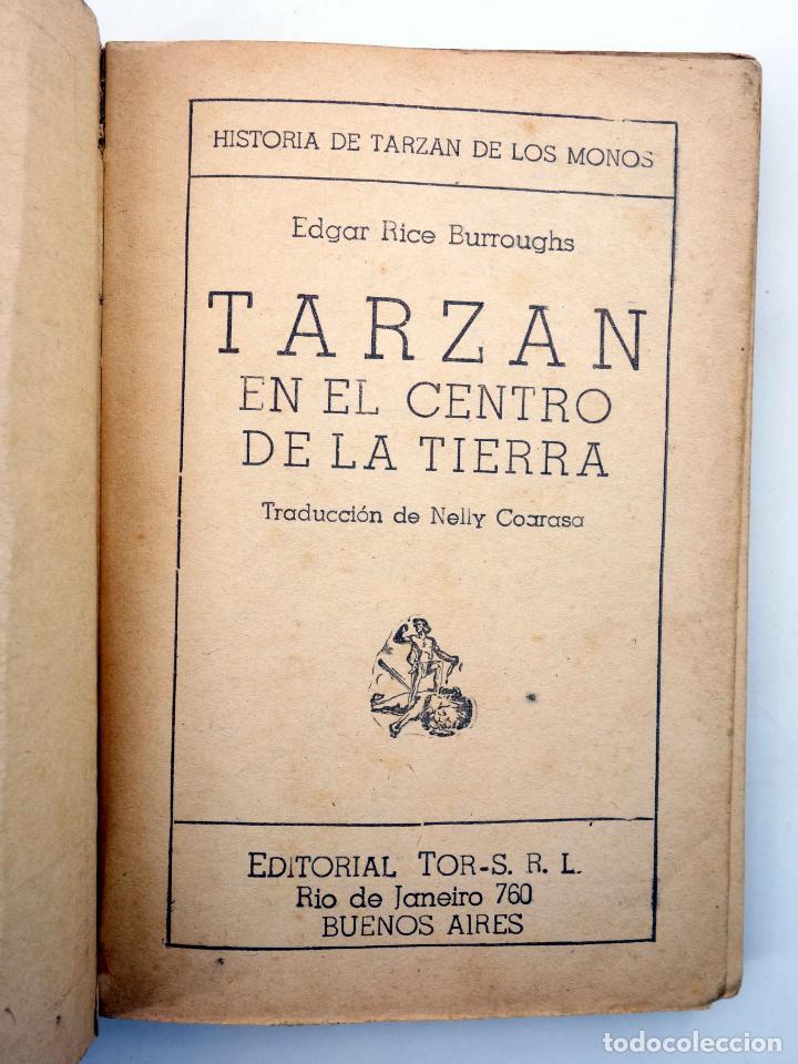 C&oacute;mics: TARZ&Aacute;N 16. TARZ&Aacute;N EN EL CENTRO DE LA TIERRA (Edgar Rice Burroughs) Tor, 1948 - Foto 3