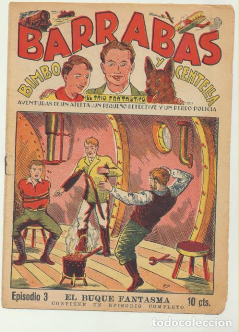 C&oacute;mics: Barrab&aacute;s, Bimbo y Centella n&ordm; 3. El Gato Negro 192? - Foto 1