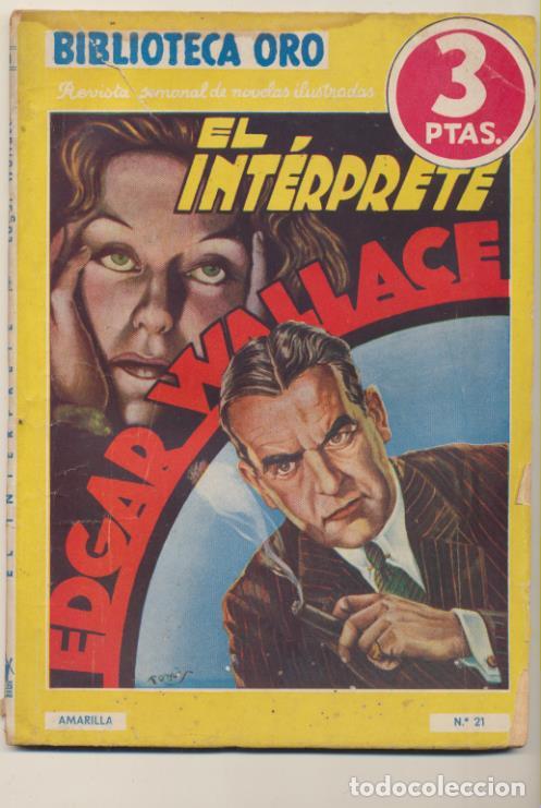 C&oacute;mics: Biblioteca Oro n&ordm; 21. El Int&eacute;rprete. Molino 1944 - Foto 1