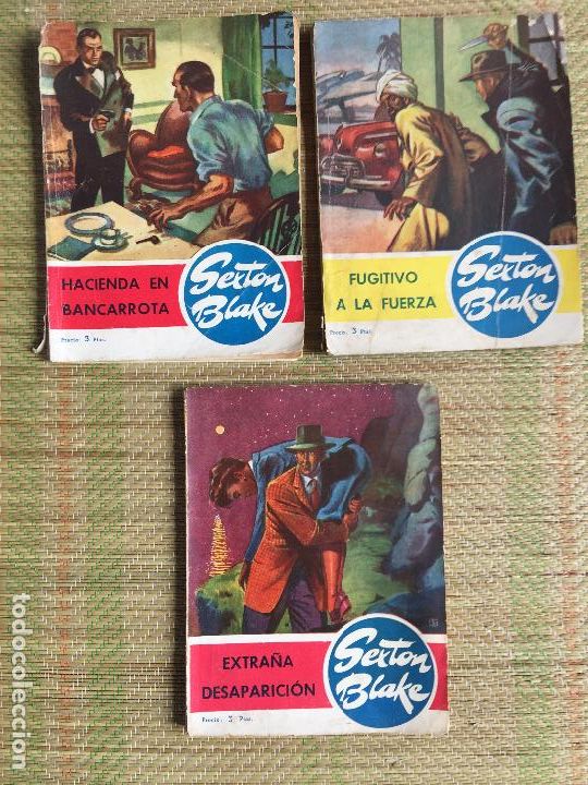 C&oacute;mics: LOTE 3 EJEMPLARES SEXTON BLAKE - NUMEROS 4 , 6 , 9 - EDICIONES HYMSA - Foto 1