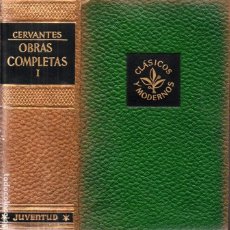 Cómics: CERVANTES :OBRAS COMPLETAS 1 -DON QUIJOTE / LA GALATEA / VIAJE DEL PARNASO / POESÍAS (JUVENTUD 1964). Lote 212195441