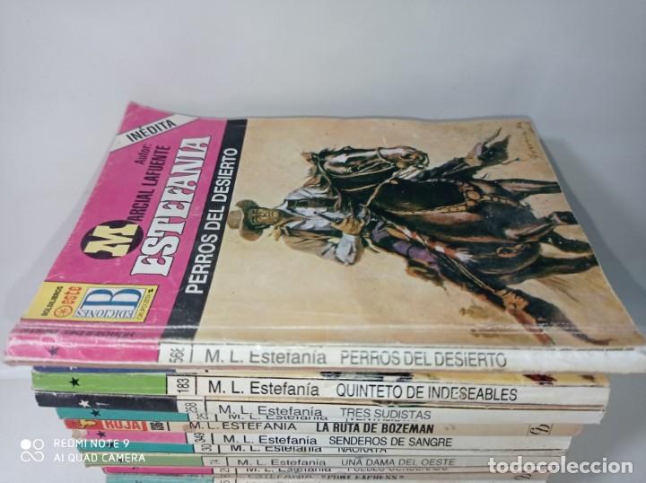 C&oacute;mics: Antiguo y original lote de 20 novelas oeste Estefania - Foto 3