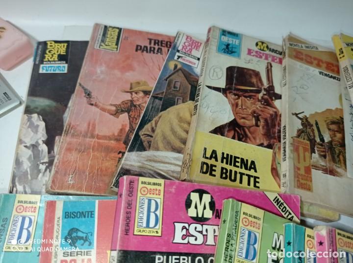 C&oacute;mics: Antiguo y original lote de 20 novelas oeste Estefania - Foto 5