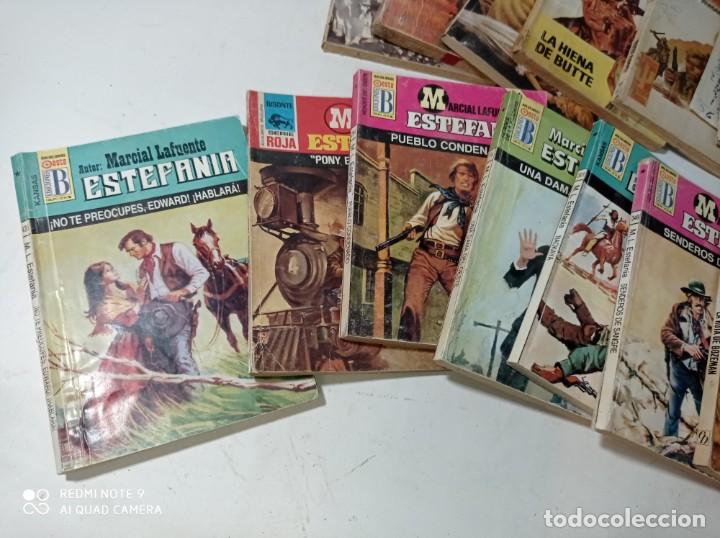 C&oacute;mics: Antiguo y original lote de 20 novelas oeste Estefania - Foto 7
