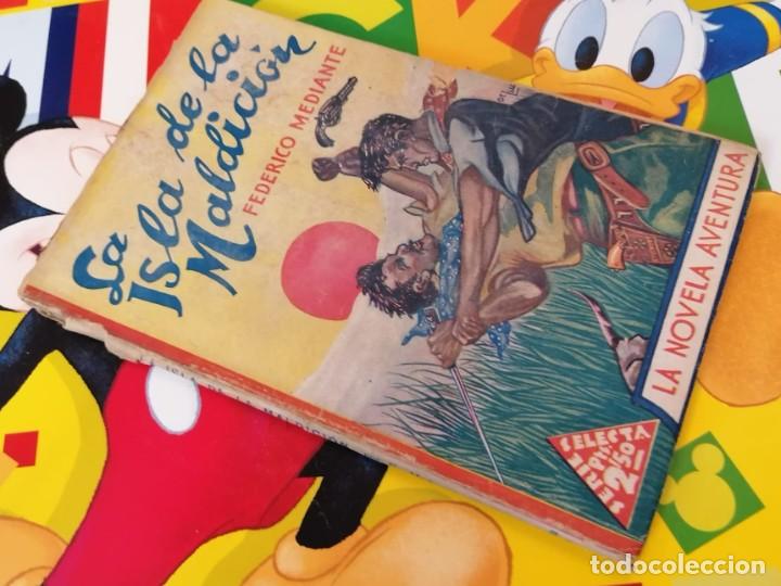 Comics : LA ISLA DE LA MALDICI&Oacute;N POR FEDERICO MADIANTE, SERIE SELECTA, LA NOVELA AVENTURA, (EDITORIAL HYMSA)