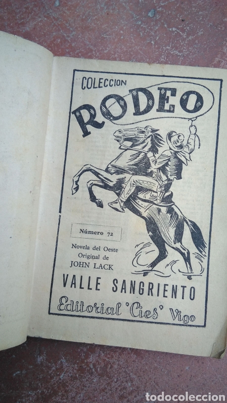 C&oacute;mics: Rodeo n&uacute;mero 72 , valle sangriento. John lack , primera edicion - Foto 2
