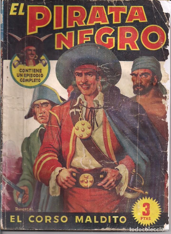 C&oacute;mics: EL PIRATA NEGRO N&ordm; 9: EL CORSO MALDITO. ARNALDO VISCONTI. - Foto 1