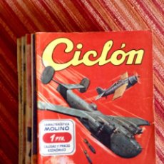 Comics : CICLÓN-MOLINO-HOMBRES AUDACES-M DE AVILÉS BALAGUER-NÚMEROS DEL 1 AL 6-COMPLETA-1942. Lote 224745682