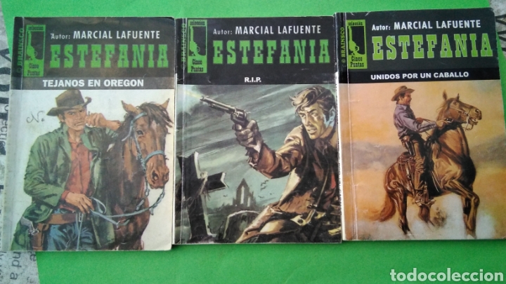 C&oacute;mics: 3 Novelas oeste ,Colecci&oacute;n cinco puntas, Estefan&iacute;a , - Foto 1