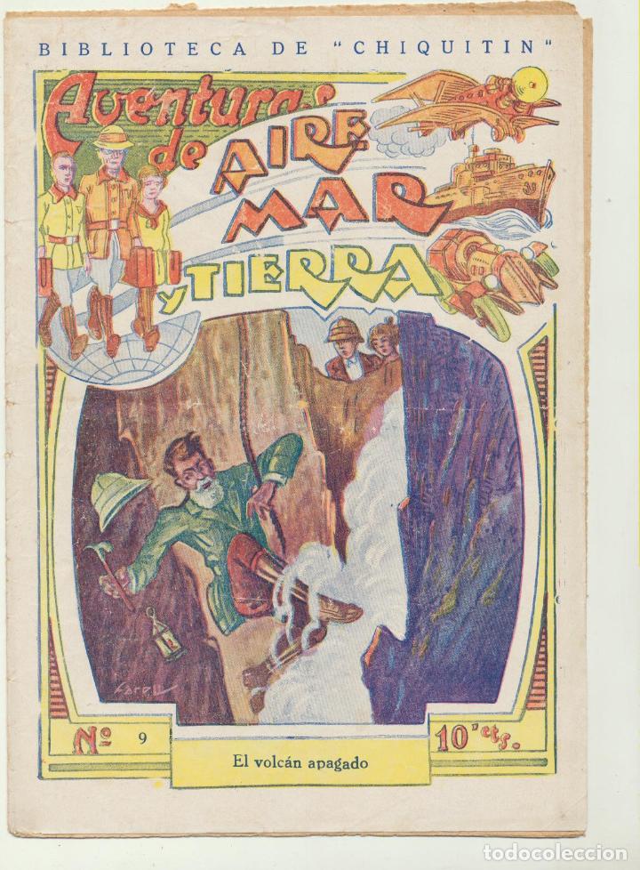 Fumetti: Biblioteca de Chiquit&iacute;n. Aventuras de Aire Mar y tierra N.&ordm; 9. (25x17,5) 8 p&aacute;ginas con ilustraciones
